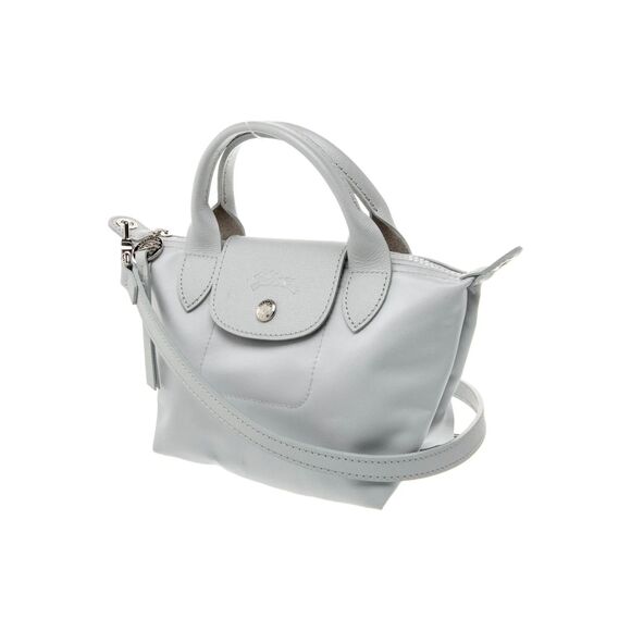 New Longchamp Le Pliage XS Crossbody Bag Silver  AUTHENTIC New without tag - Picture 3 of 6